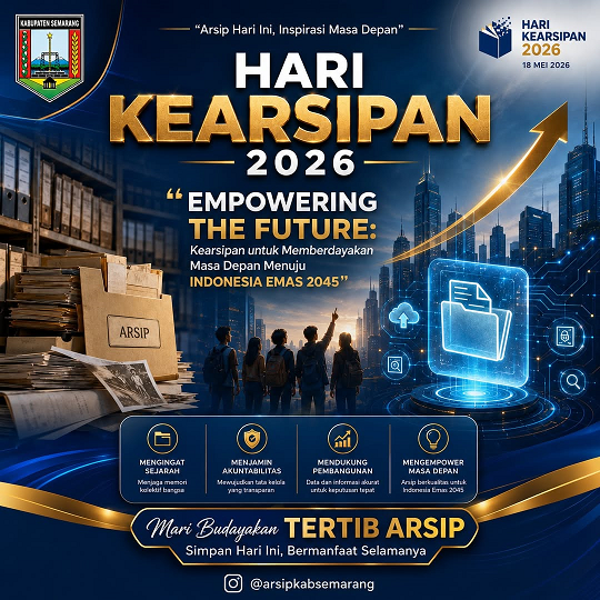 18 MEI 2026, HARI KEARSIPAN NASIONAL KE-55