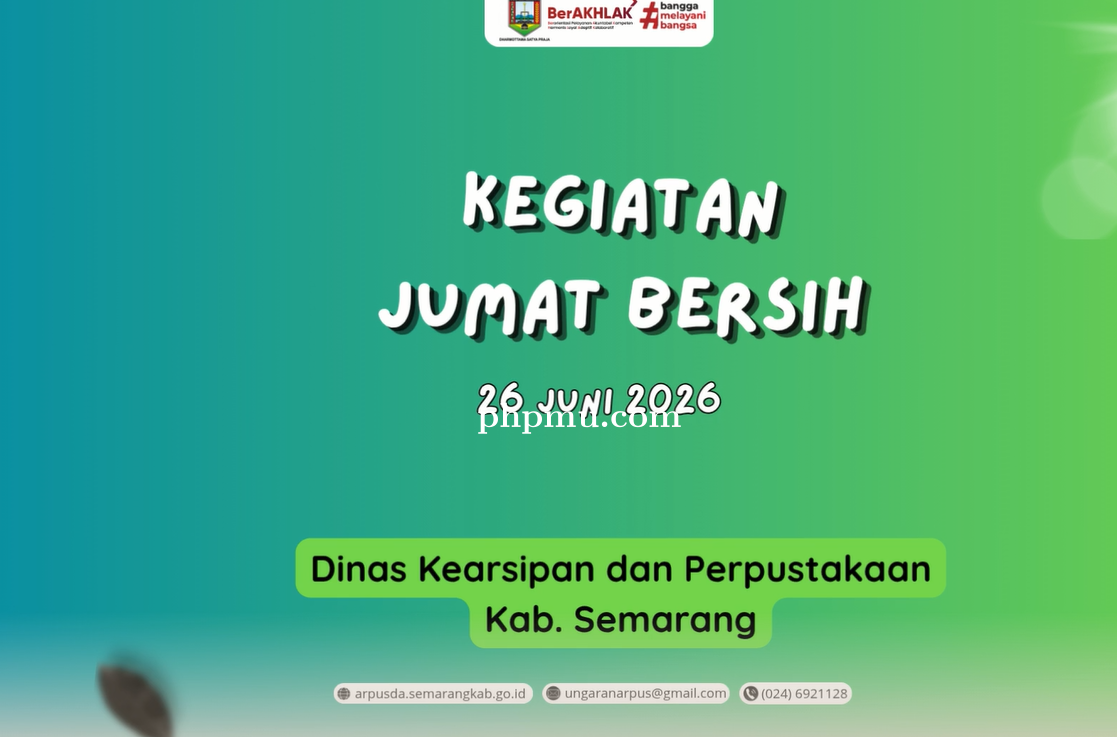 Jumat Bersih 26 Juni 2026