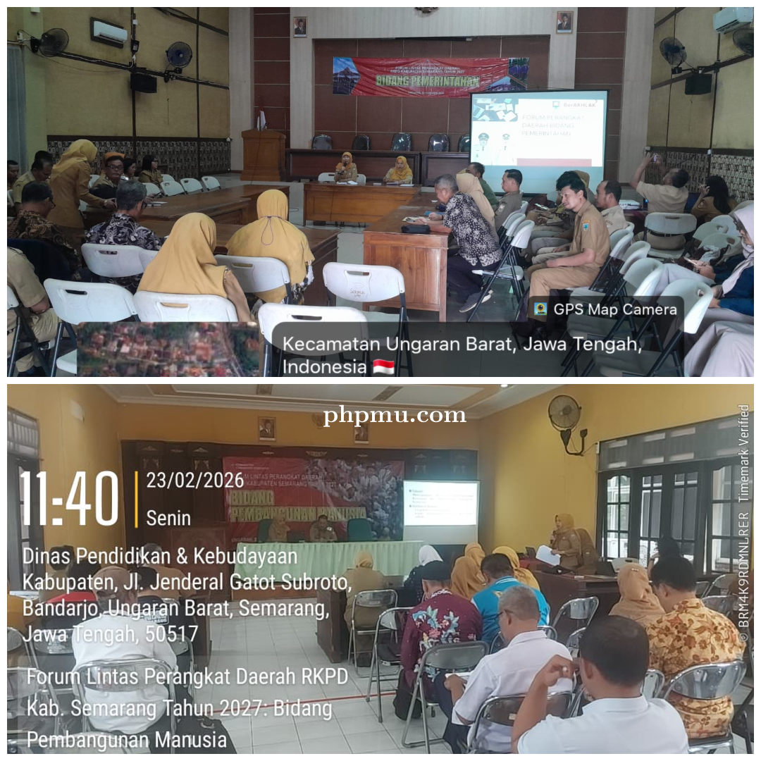 Forum Perangkat Daerah dalam rangka penyusunan RKPD Kab. Semarang 2027